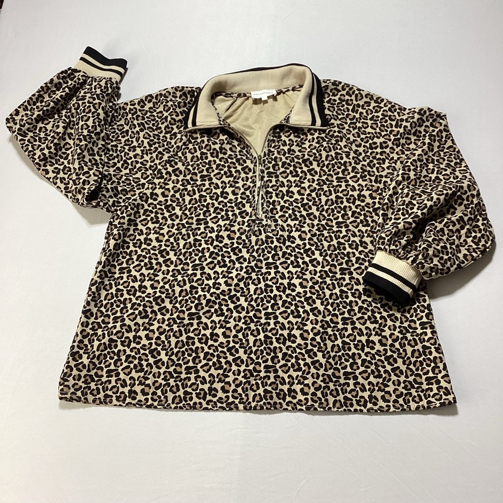 Entro Leopard Print Pullover Top - image 5